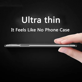 Ultra Tanek Slim Jasno Primeru Telefon Za Huawei P10 P20 P30 Lite P40 Pro Plus P8 P9 Lite 2017 Mini P40 Lite E Primeru Silikonski Pokrov