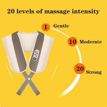 Električna Masaža Shiatsu Nazaj Rami Telo NeckWaist noge Massager Večnamensko Šal Ir Ogrevano Gnetenje se Sprostite