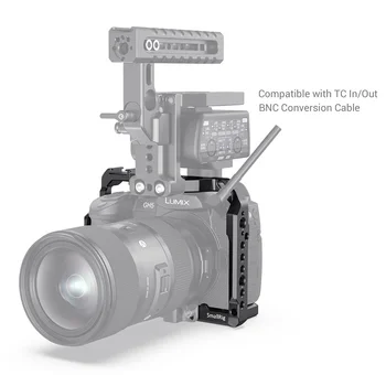 SmallRig Fotoaparat Kletko za Panasonic GH5 & GH5S W/ Hladno Čevelj Nosilec Za Monitor, Imetnik Flash Svetlobe DIY Možnosti 2646