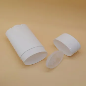 100 kozarcev 2.5 Oz 75ml Deodorant Posode Prazne Plastične Bele Twist-Up Povratne Cevi za DIY Dezodorant v stiku Pete Balzam za Kozmetične
