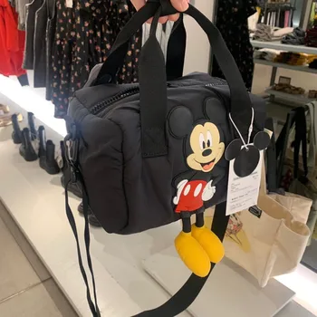 3D Mini Disney Mickey Mouse Kvadratnih Ramenski Messenger Bag Anime Risanke Mickey Plišastih Igrač Otroci Otroke, Risanka Mickey Torbici
