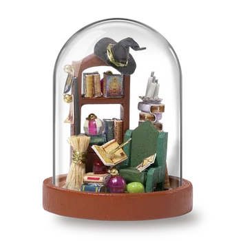 Gristmas Darilo Diy Mini Lutka Hiša Igrače za Otroke Pohištvo Mini Lesene Miniaturas Lutke Rojstni dan Darila 003