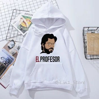 Film Denarja Heist Hiša iz Papirja hoodies moški ženske La Casa De Papel hooded majica vrhnja trenirko smešno ulične