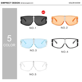 SIMPRECT Prevelik sončna Očala Ženske 2021 Moda Šport Buljiti Kvadratnih sončne Očala za Moške blagovne Znamke Oblikovalec Letnik Odtenkih Za Ženske