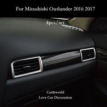 Avto-Styling Pribor Za Mitsubishi Outlander 2016-2019 Konzole klimatska Naprava pokrov vtičnice Trim Auto Notranje opreme