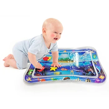 Napihljivi Trebuh Čas Premije Vode mat Dojenčke in Malčke je kot Nalašč Zabavno časa Igra Baby Center Aktivnosti je voda game pad