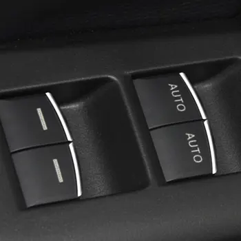 7Pcs/Set ABS Chrome Okno Avtomobila Dvigalo Gumbi Sequins Trim Nalepke za Honda CRV CR-V 2017 - 2020 Državljanske 2016 - 2020 Dodatki