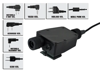 ZSILYNX CLARUS ž ČAJ PG walkie-talkie adapter Vojaški Standard Z116 taktično Slušalke Pribor Za Orožje Lov