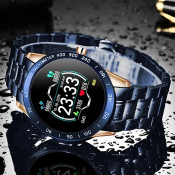 2020 Nove pametne Mens watch moški Nepremočljiva šport Za iPhone Srčnega utripa, krvnega tlaka funkcijo smartwatch Fitnes tracker