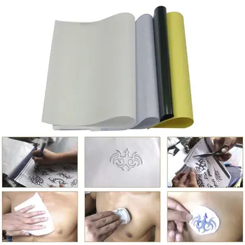50pcs Tatoo Papir za Prenos Toplotni Prenos Ogljikovih Matrica Papir Tetoviranje Matrica Kopije Sledenje Papir Dodatki