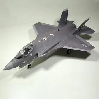 1:33 AMERIŠKI F-35 II Strele Borec DIY 3D Paper Card Model Stavbe Določa Izobraževalne Igrače, Vojaški Model Gradnje Igrače