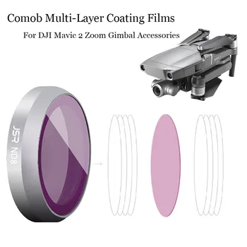 CAENBOO Brnenje Fotoaparat Filter Za DJI Mavic 2 Zoom Nevtralni ND4 8 16 ND32 Optično Steklo, Multi-Layer Coating Film Zaščitnik
