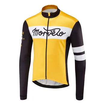 Pomlad/Jesen Morvelo Kolesarski Dres z dolgimi rokavi moški kolesarski dres Kolo, kolesarska oblačila, Oblačila Ropa Ciclismo