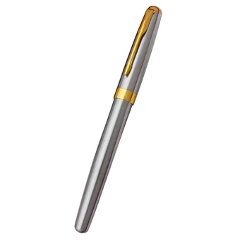 Baoer 388 Visoke Kakovosti Srebrni In Zlati Posnetek Roller Ball Pero Poslovna In Šolske Potrebščine Vroče