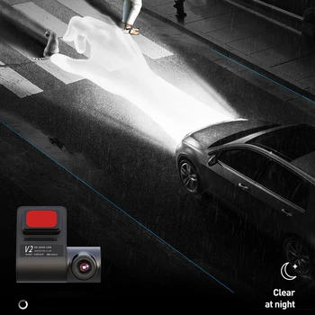 Dash Kamera Spredaj in Zadaj Kamera za Avtomobile 720P 30fps 270° Širokim Kotom z Night Vision Zanke Snemanje ADAS Parkiranje Zaslon