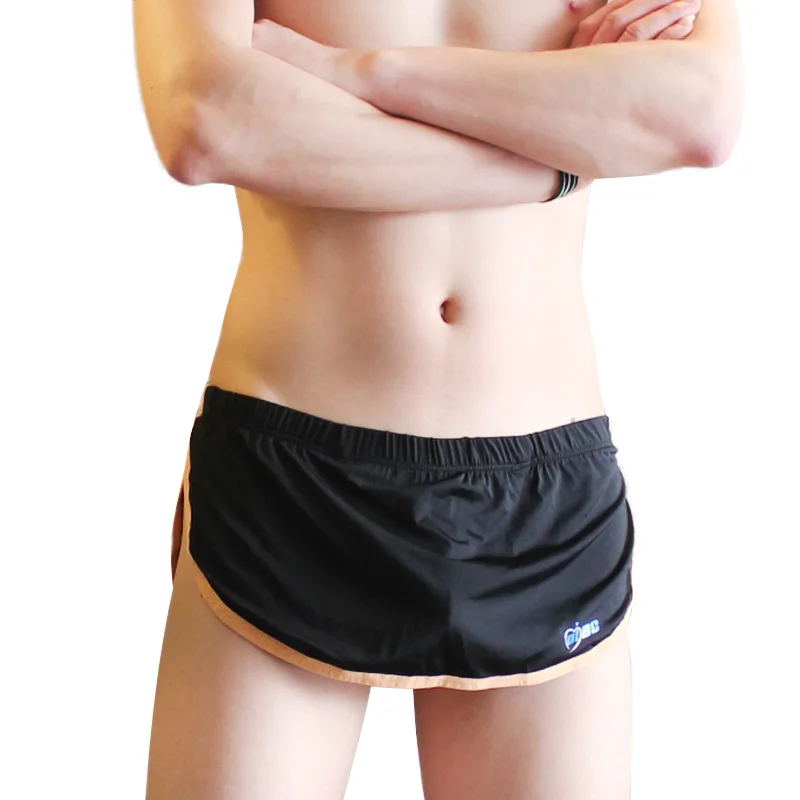 Blagovne znamke moške seksi spodnje Perilo boksarice udobno Seksi Moške Boxer U konveksna torbica Spodnje hlače moški gay perilo hlače moški