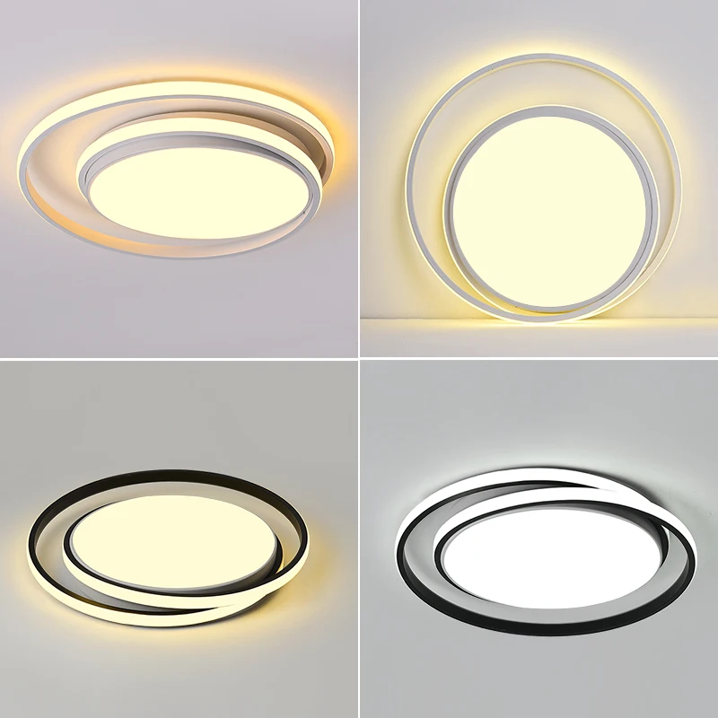 Okrogla LED Stropne Luči Za dnevno Sobo, Jedilnico, Spalnico, Kuhinjo, Doma Notranjo Podometno Montažo svetlobna telesa Stropne Svetilke