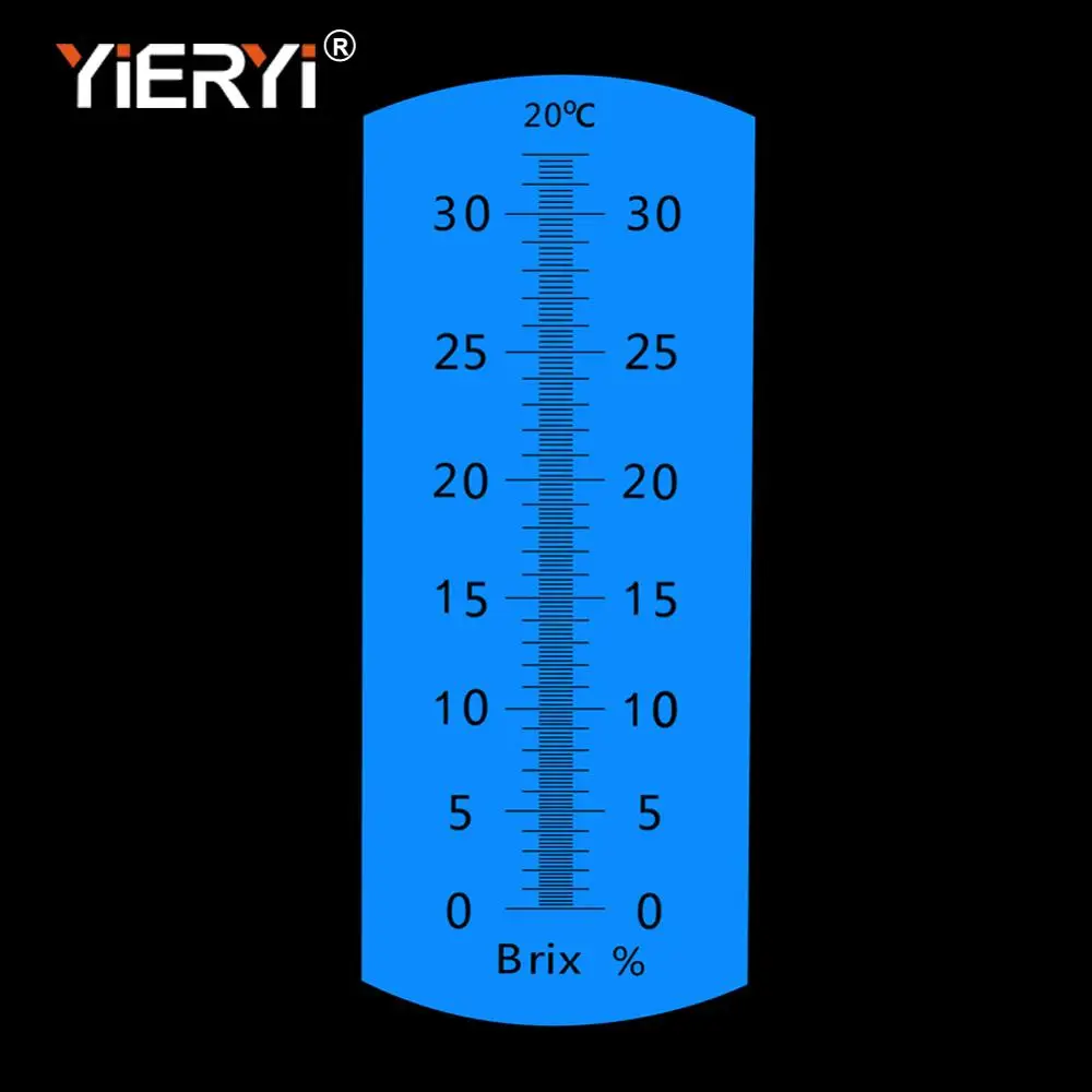 Yieryi Brix 0-32 Refraktometer ročni Refraktometer ATC Optični Test Meter S črno vrečko