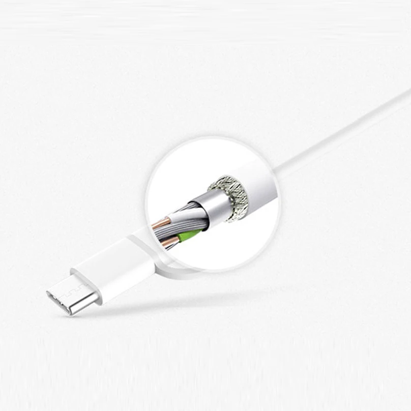 Original Xiaomi Kabel 2 v 1 Micro USB Tip-C Kabel Sinhronizacija Hitro Hitri Polnilnik Podatkov TypeC Kabel za Polnjenje, Tip C&Micro USB