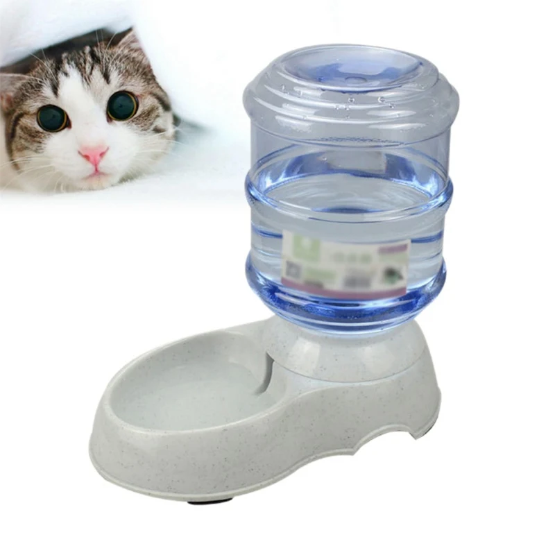 3.5 L Pes samodejni podajalniki za pitje posode za mačke hrana utor za pse vodo pijem steklenice sklede za mačke vode, razpršilniki 2