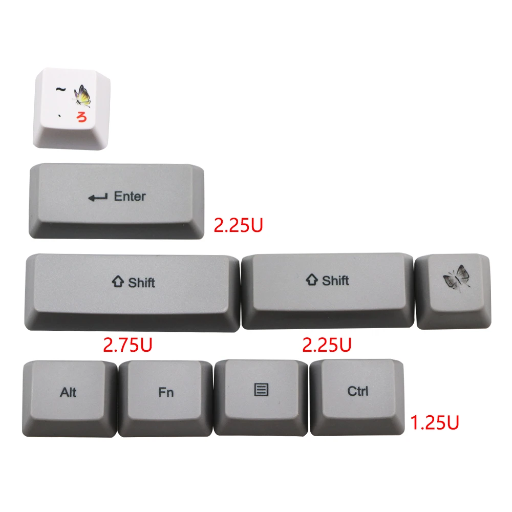Barvanje Subbed PBT Keycap korejski, Japonski znaki 73 Tipko OEM Profil Za Cherry Stikala dz60/GK64/Annie Tipkovnico Keycaps