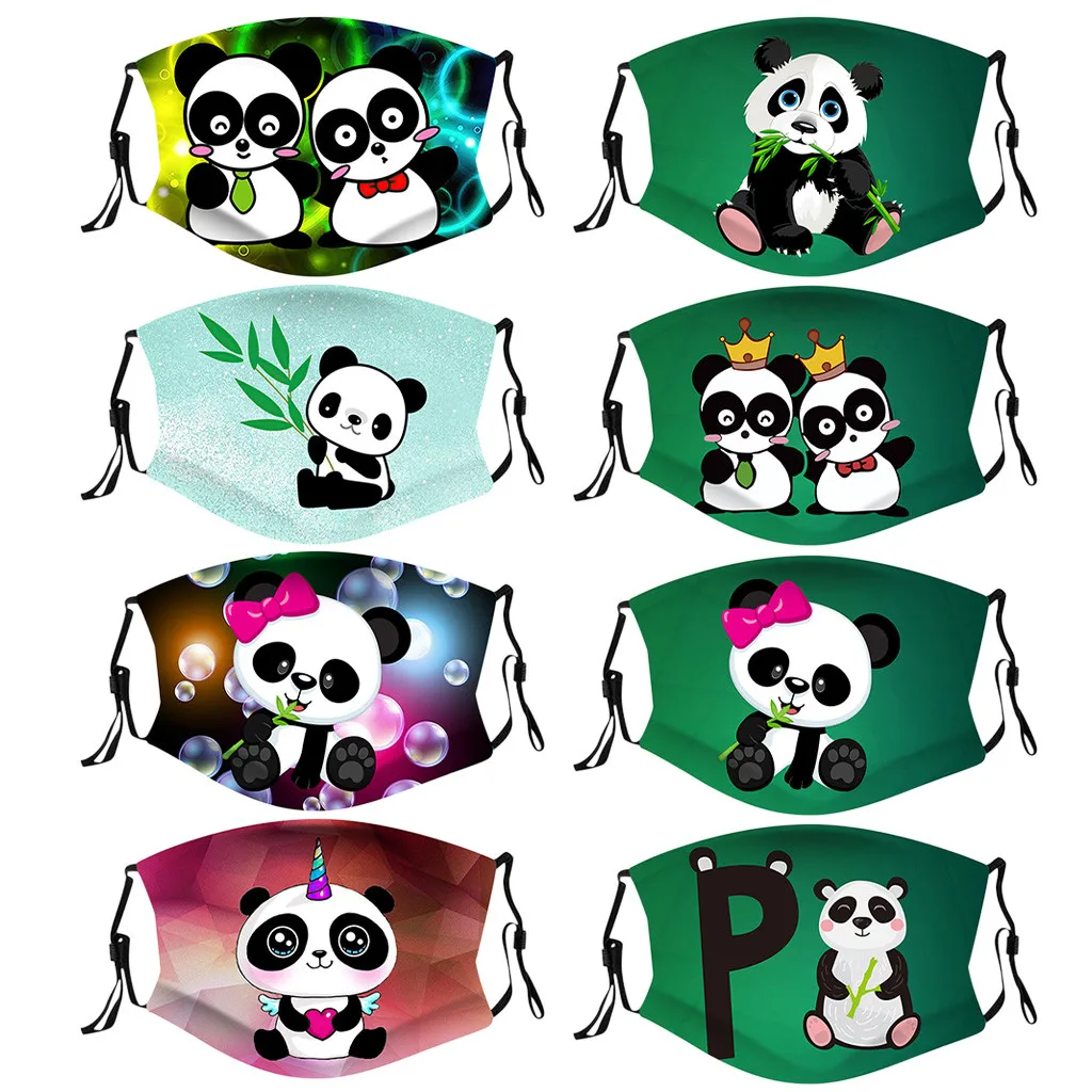 Lep Panda Risanka Masko S Filtrom Nepremočljiva Dustproof Dihanje Usta Masko Za Enkratno Uporabo Stroj Masko Bombaž Masko Za Odrasle