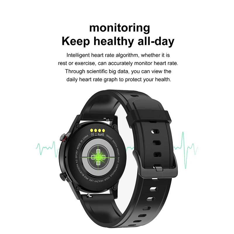 2021 EKG Pametno Gledati Bluetooth Klic Smartwatch Moški Ženske Šport Fitnes Zapestnica Ura Za Android, Apple Xiaomi Huawei samsung