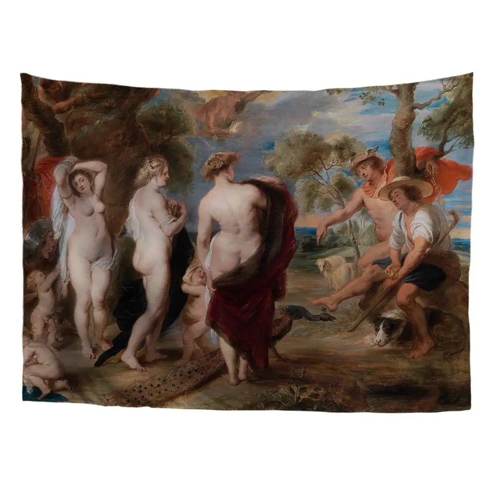 Grški Mitologiji Klasična Umetnost Mojstrovina Tapiserija Serije Sodba Paris, Peter Paul Rubens 1639