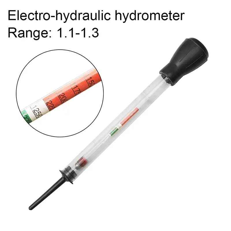 Izvoz ravni Elektro-hidravlični Hydrometer, Elektro-hidravlični Gostoto Meter 1.10--1.30 pomnilnik Baterija Plus Elektrolitov 1pcs