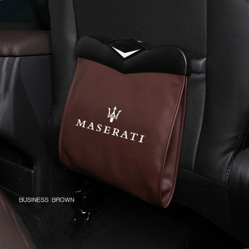 Avto Sedež Nazaj Smeti Vrečko za Maserati Quattroporte Levante Ghibli Granturismo Gran Cabrio GC Gransport Smeti Torbica za Pribor