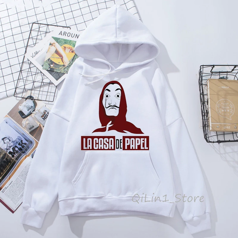 Film Denarja Heist Hiša iz Papirja hoodies moški ženske La Casa De Papel hooded majica vrhnja trenirko smešno ulične