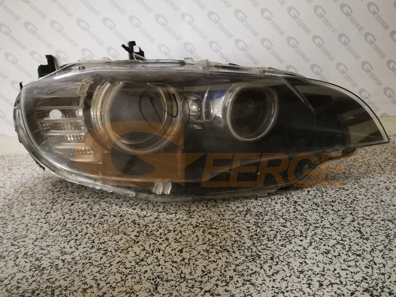Odlično Ultra svetla CCFL Angel Eyes Halo Obroči za vgradnjo Avto styling Dan Luči Za BMW X6 E71 E72 X6M 2008-