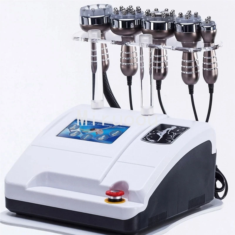 5 v 1 ultrazvok radijske frekvence celulita masaža in vakuumska liposukcija stroj z 40khz kavitacija rf