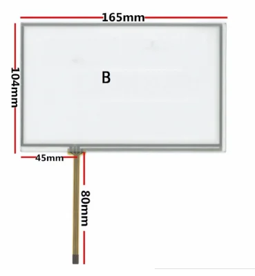 Original 7 palčni lcd-zaslon AT070TN84 V. 1 z zaslonom na dotik za avto dvd gps lcd-plošča