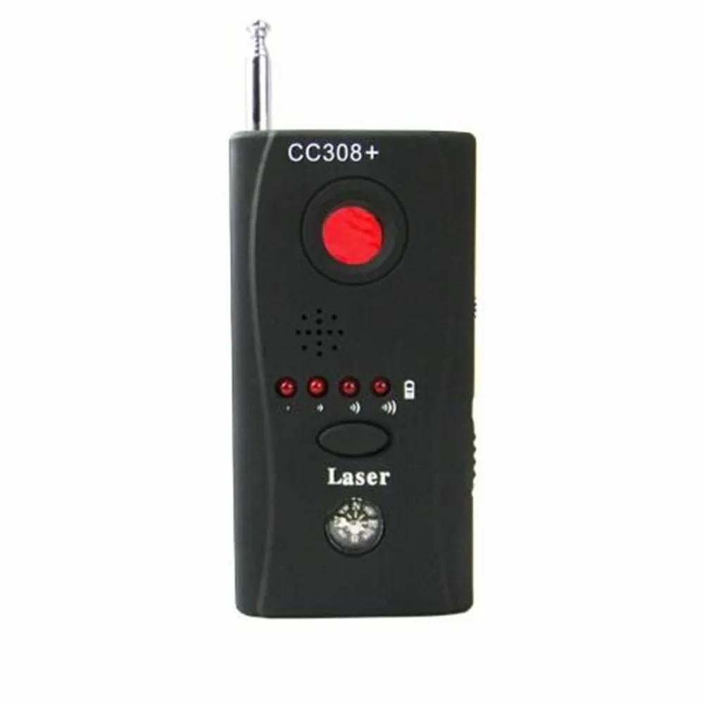 CC308 Brezžični FNR Polno Frekvenco Detektorji GSM Naprave Finder Cam Laser Objektiv RF Signal Zazna Zvok in Vibriranja za Alarm