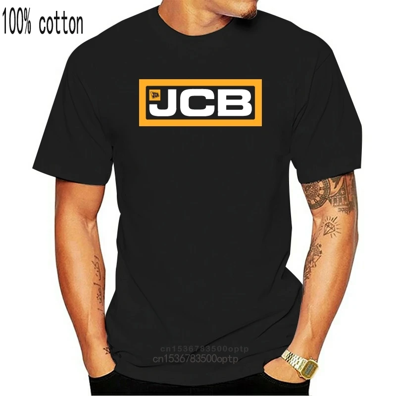 Bagri Jcb Majice s kratkimi rokavi Moški Vrhovi Kratek Rokav JCB T-shirt Tees Mans Tshirt