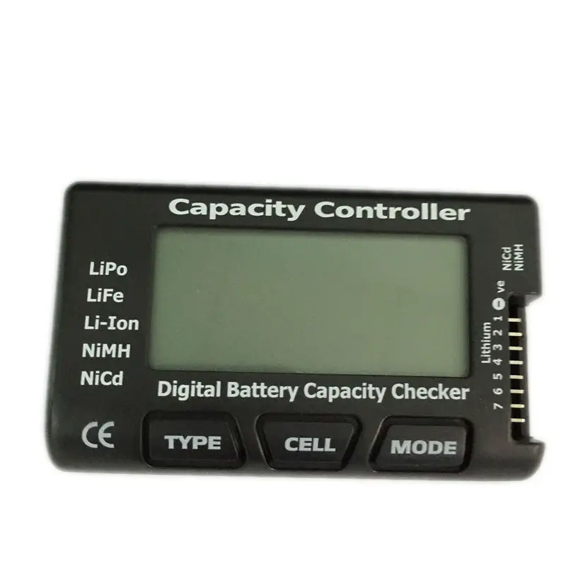 Visoke Natančnosti Digitalnih Zmogljivost Baterije Checker RC CellMeter-7 Prenosni LiPo Življenje Li-ion, NiMH, Nicd Baterija za Krmilnik