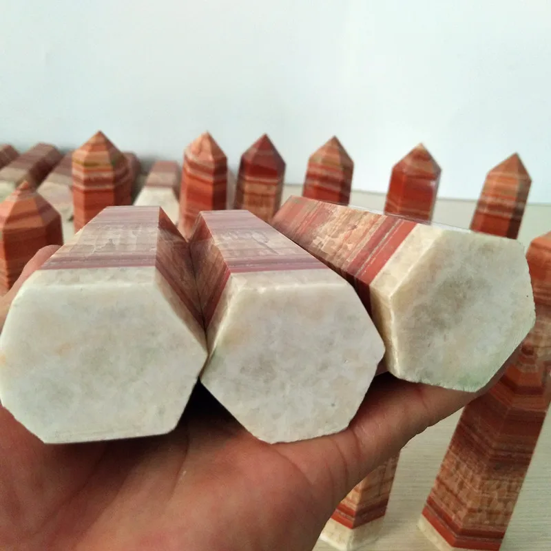 5A+ Naravnih rhodochrosite kamen kristali palico točke Feng Shui čaker visoko energetsko gem zdravilnimi kristali