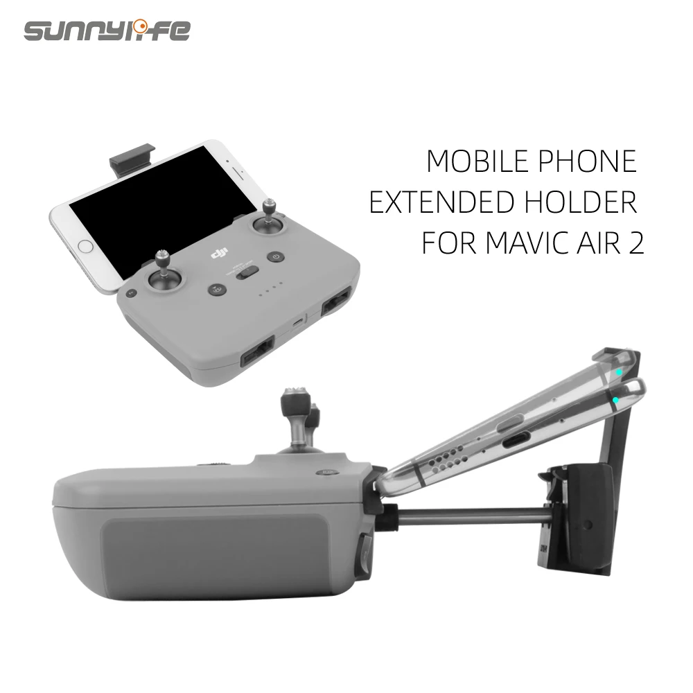Sunnylife Mobilni Telefon, Držalo za Velik Zaslon Telefonov Podaljšan Nosilec za Mavic Zraka, 2 / Mavic Mini 2 Daljinski upravljalnik