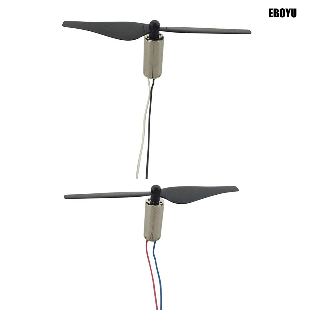 EBOYU DIY Brnenje Nastavite 4pcs 3,7 V 8520/ 7.4 V 8520 / 3,7 V: 720 brez jedrne Motorji + 12pcs Propelerjev za DIY RC Quadcopter Brnenje