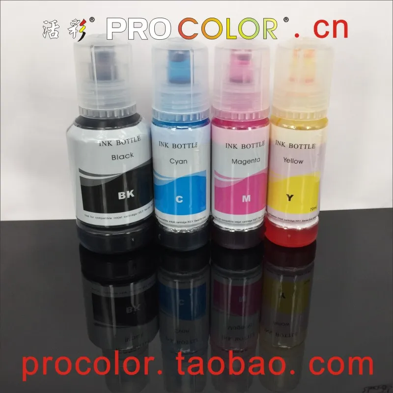 EcoTank T 502 Črnilo Steklenice T502 CISS Pigment BK Dye črnilo ponovno komplet Za Epson ET-3710 ET-4760 ET-2760 ET-3760 ET-4760 Tiskalnik
