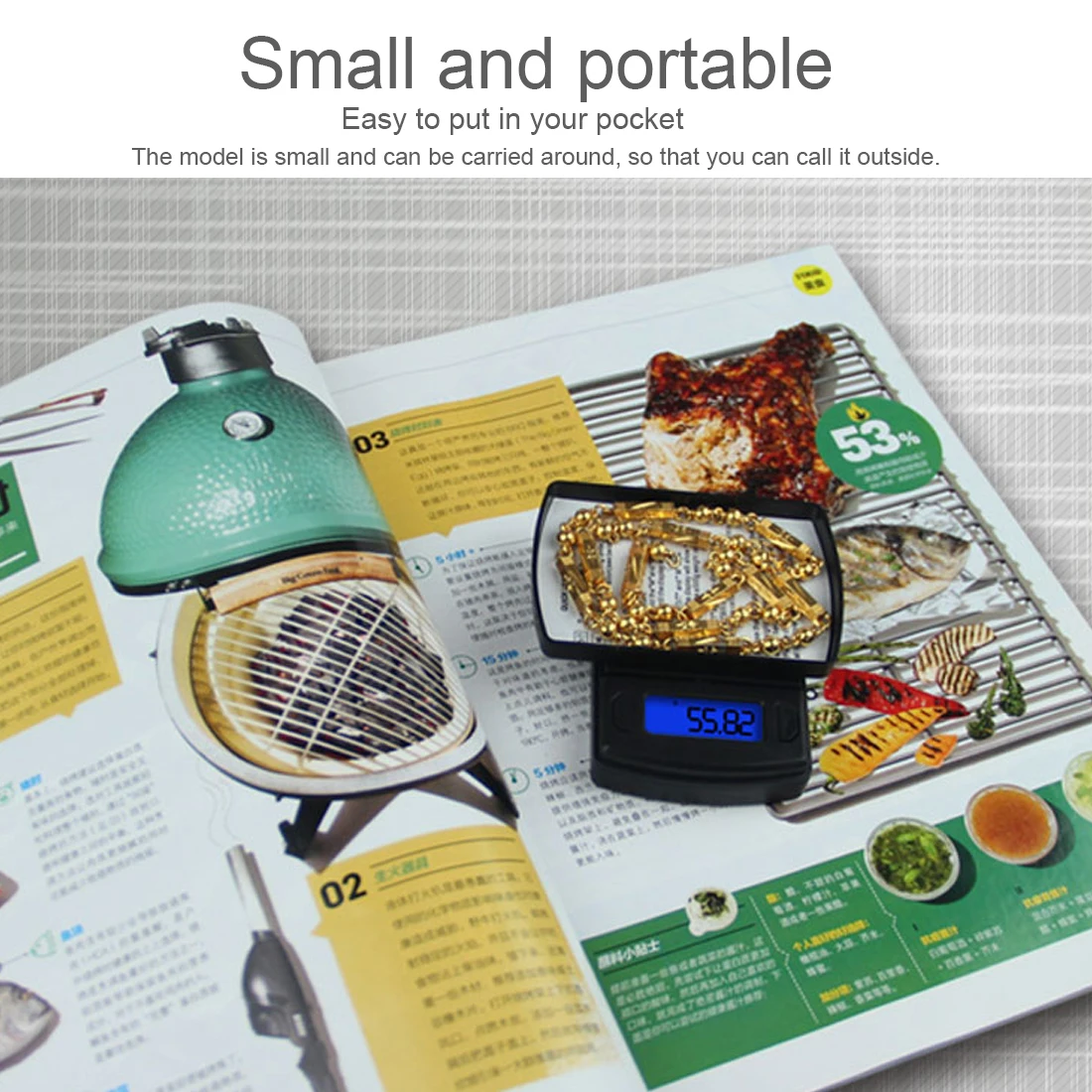 Mini Digital Težo Obsega 500 g/200 g/100 g LCD Žep Elektronsko Tehtnico Gram živilska Kuhinja Lestvica za Potovanja Nakit