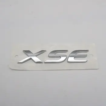 Za Toyota XSE Simbol 3D Pismo Avto Nalepke Zadaj Prtljažnik ABS Plastike Krom Srebrna tovarniška ploščica Auto Logotip Značko Decal