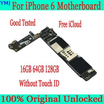 Original odklenjena za iphone 6 matične plošče, brez / z Dotik ID za iphone 6 4.7 palčni Logiko Plošče z IOS polno funkcijo