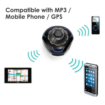 AS5 Bluetooth Motoristična Čelada Interkom Slušalke w/Mic Hands-Free (prostoročni Brezžični Čelade Intercomunicadores Moto Predvajalnik Glasbe