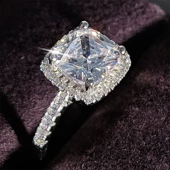 2021 nove luksuzne blazine original 925 sterling silver ring set za ženske lady obletnice, darila nakit trgovini R5146