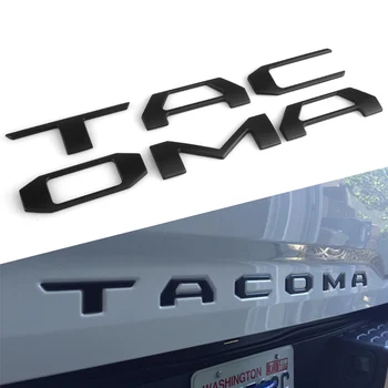 Auto Vrata Prtljažnika Črke Emblem Kritje Nalepke Avto Tuning Za Toyota Tacoma 2016 - 2020 Zadaj Prtljažnik Logotip Tovarniška Ploščica Trim Dekor Decals