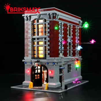 BriksMax Led Luči Komplet Za 75827 Ghostbusters Firehouse Sedež Je Združljiv Z 16001