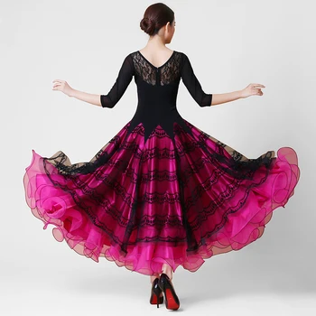 Dvorana Konkurence Ples Obleke 2021 Novega Modela, Lady, Visok Standard Kakovosti Tango Valček Ballroom Ples Kostum