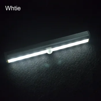 Foxanon LED Bar Luči PIR Senzor Gibanja Lučka 6/10 Led diodami Visoke Svetilnosti Žarnice v Okviru Kabineta Luči, Kuhinjo, Omaro Zasilno Razsvetljavo
